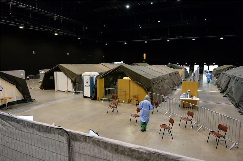 Im Versorgungszentrum in der Escher Rockhal wurden insgesamt 3.398 Menschen empfangen
