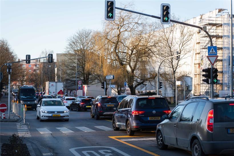 Im Zentrum von Esch mussten die Verkehrsteilnehmer am Montagmorgen etwas Geduld aufbringen
