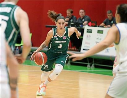 Im letzten Jahr schieden Lisy Hetting und die Damen des Gréngewald in der Qualifikation gegen den italienischen Klub Sassari aus
