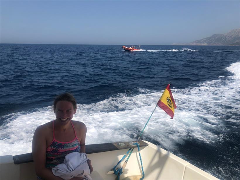 Im letzten Sommer durchschwamm Paule Kremer die Straße von Gibraltar in weniger als vier Stunden
