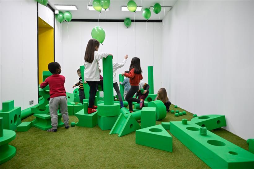 Im neuen Spielcenter können Kinder ihrer Kreativität freien Lauf lassen.
