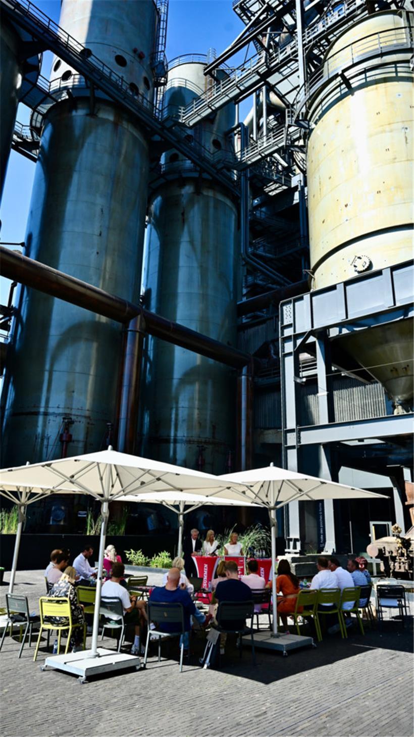 Im traditionell eher rot gefärbten Süden startete die LSAP ihre Wahlkampagne
