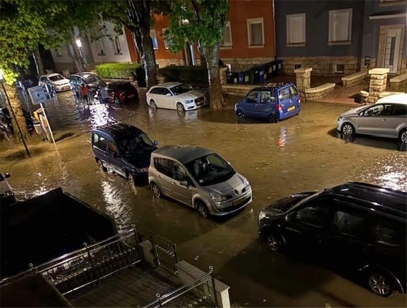 Immer wieder von Überschwemmungen betroffen: die Clair-Chêne-Straße
