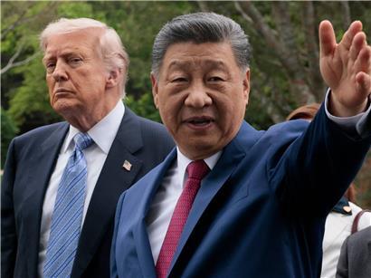 USA und China Präsidenten im Gespräch, politische Gespräche zwischen Supermächten, Fragen zu Europas Rolle und Zukunft