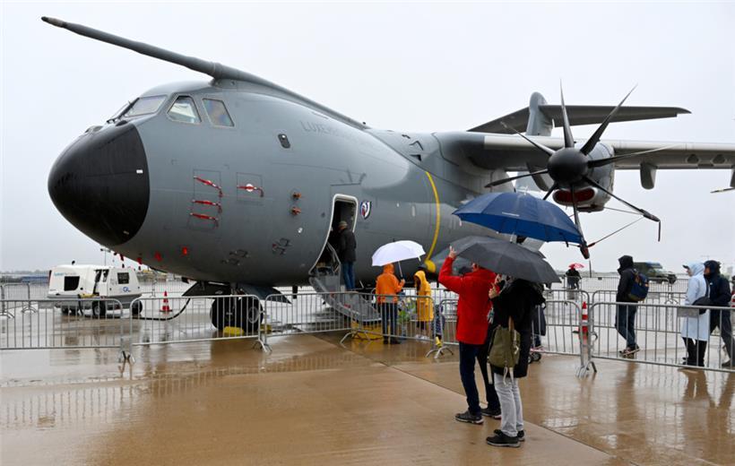 Imposanter Besuchermagnet: der A400 M