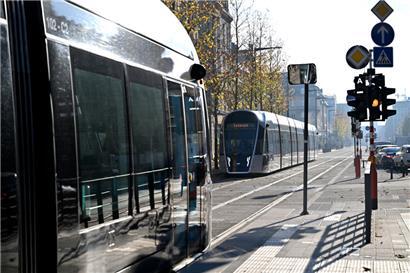 In 27 Minuten fährt die Straßenbahn von der Luxexpo zum „Lycée Bouneweg“
