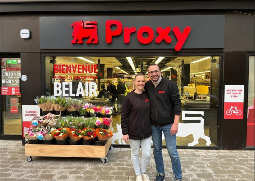 In Belair hat am Donnerstag ein neuer Proxy Delhaize seine Türen geöffnet
