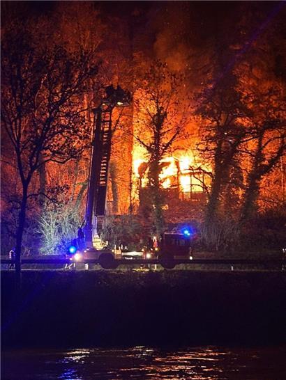 In Born hat am Mittwochabend ein Chalet gebrannt
