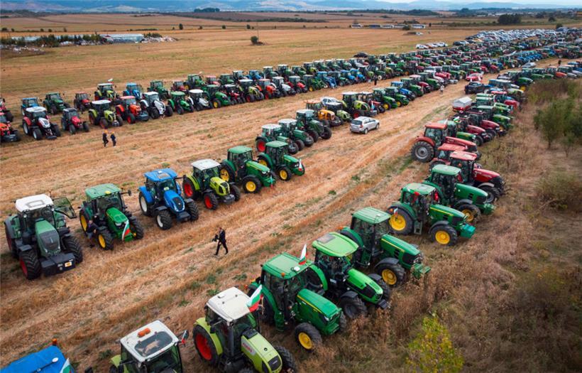 In Bulgarien kam es nach der Aufhebung des Importstopps von ukrainischem Getreide dennoch zu Protesten der heimischen Landwirte
