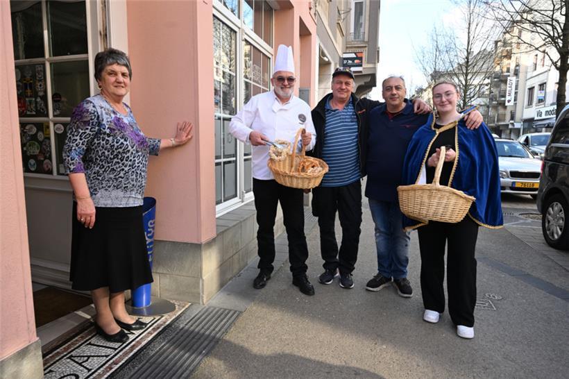 In Düdelingen freute man sich über die süße Aufmerksamkeit