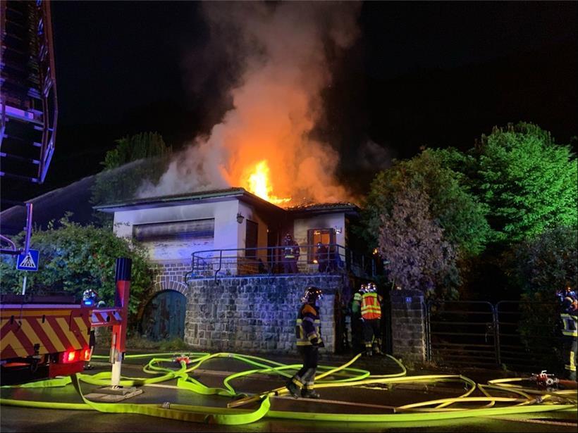 In Ehnen hat in der Nacht von Montag auf Dienstag ein Haus gebrannt
