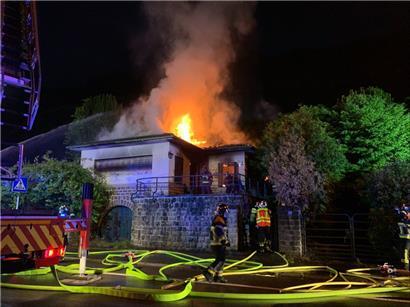 In Ehnen hat in der Nacht von Montag auf Dienstag ein Haus gebrannt
