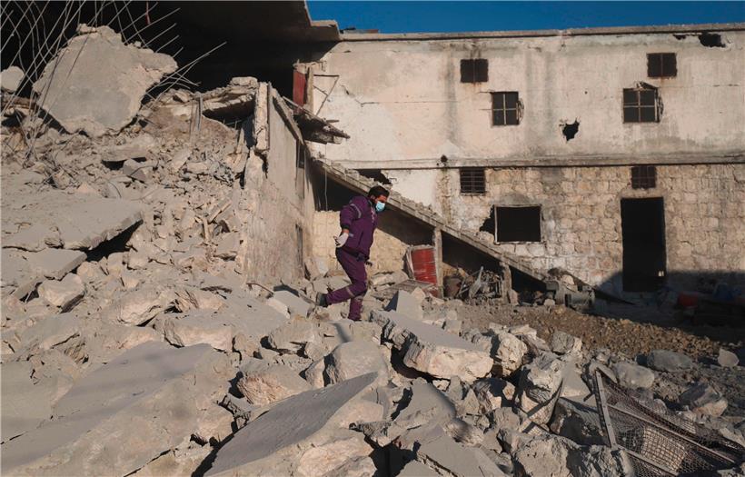 In Idlib fallen weiter Bomben: Den Wiederaufbau Syriens will die EU nicht finanzieren
