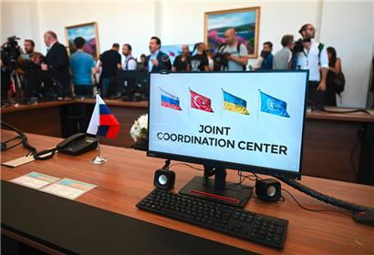 In Istanbul wurde gestern ein Koordinationszentrum eröffnet, das die Getreideausfuhren überwacht
