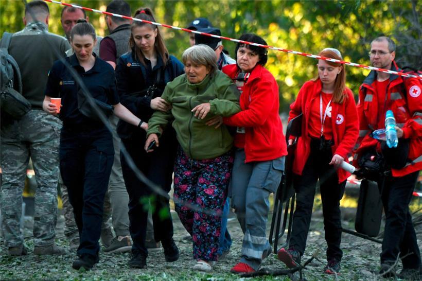 In Kiew starben drei Menschen bei den Angriffen
