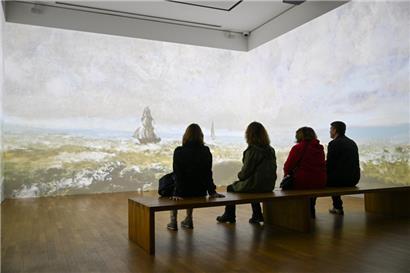 In Luxemburg-Stadt gibt es auf der Museumsmeile Kunst satt, wie etwa hier in der Villa Vauban
