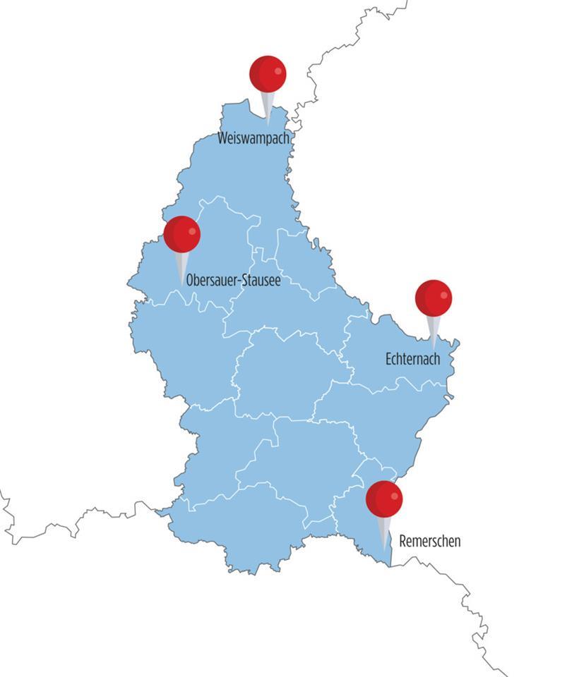 In Luxemburg ist das Schwimmen in vier Gewässern erlaubt
