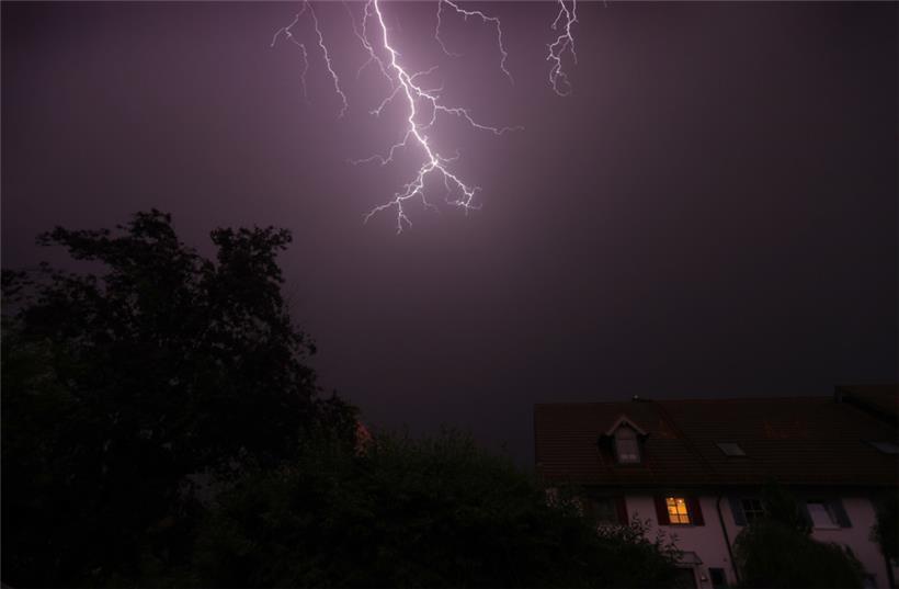 In Luxemburg könnte es am Montag weitere Gewitter geben
