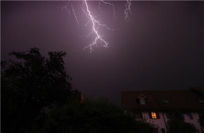 In Luxemburg könnte es am Montag weitere Gewitter geben
