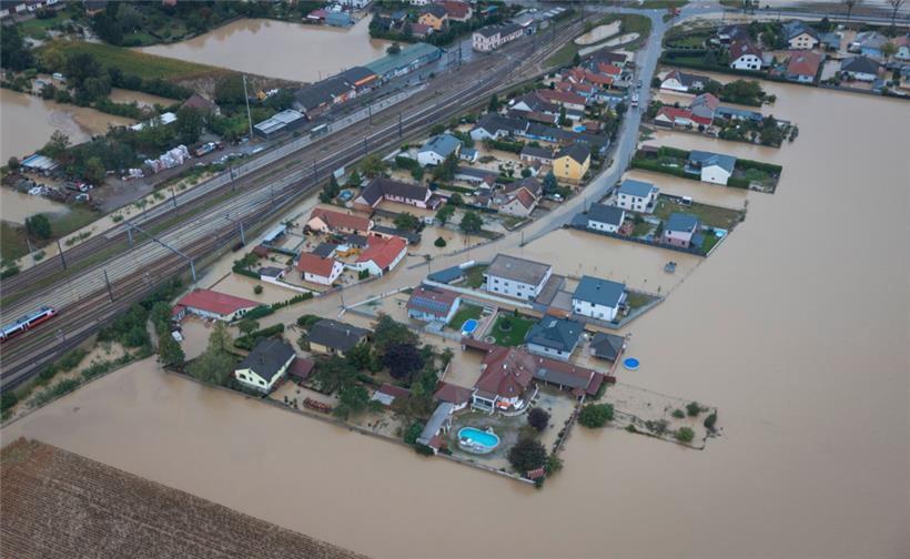 In Niederösterreich kommt es weiterhin zu starken Niederschlägen und Überschwemmungen. 
