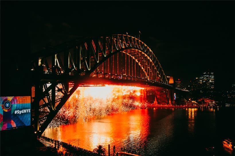 In Sydney wird es um Mitternacht wieder richtig knallen. 
