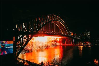 In Sydney wird es um Mitternacht wieder richtig knallen. 
