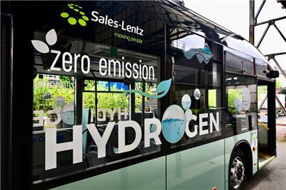 In Zukunft könnten Busse wie dieser vom Wasserstoff aus dem heimischen Luxembourg Hydrogen Valley angetrieben werden
