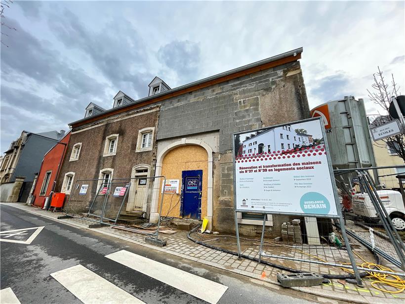 In dem ehemaligen Bauernanwesen in der rue du Commerce entstehen insgesamt zwölf Wohneinheiten
