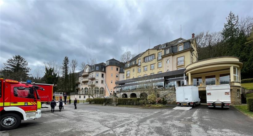 In dem einstigen Grand Hotel in Echternach sollen ab Montag bereits erste Flücht...