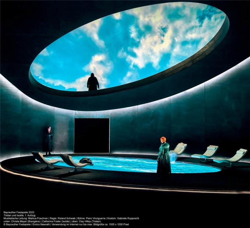 In den Bühnenbildern von Piero Vinciguerra wird Tristan zu einer regelrechten metaphysischen Erfahrung
