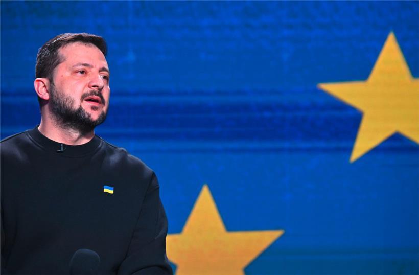 In den vergangenen Wochen besuchte Präsident Wolodymyr Selenskyj die USA, um für weitere Hilfen zu werben
