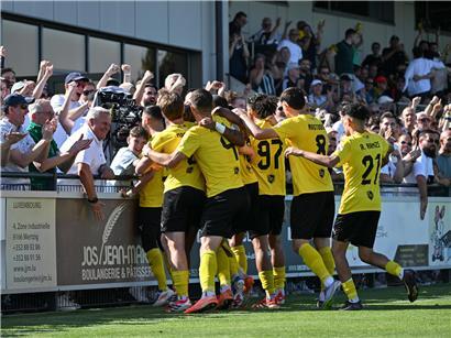 In der 56. Spielminute eroberte Bissen die Tabellenführung