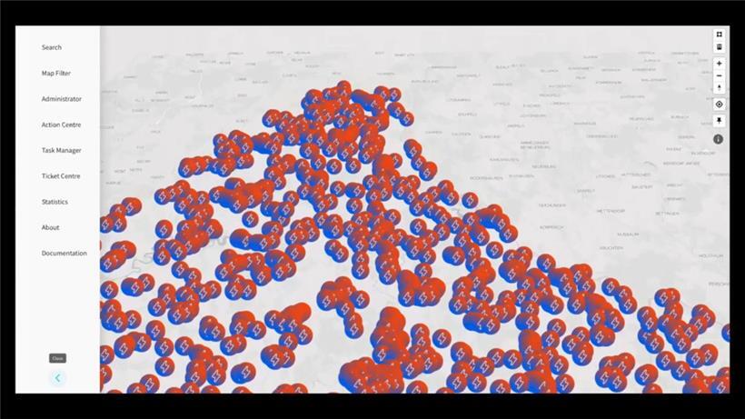 In der Applikation sind alle sogenannten „Assets“ eingetragen und ermöglichen es, digitale Simulationen im Stromnetz vorzunehmen

