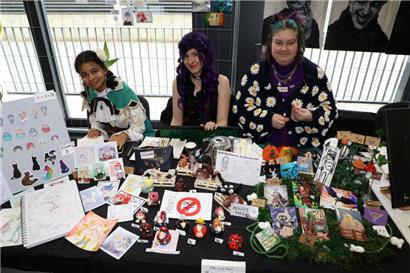 In der „Artist Alley“ gab es viele Werke von unter anderem luxemburgischen Künstlern zu kaufen
