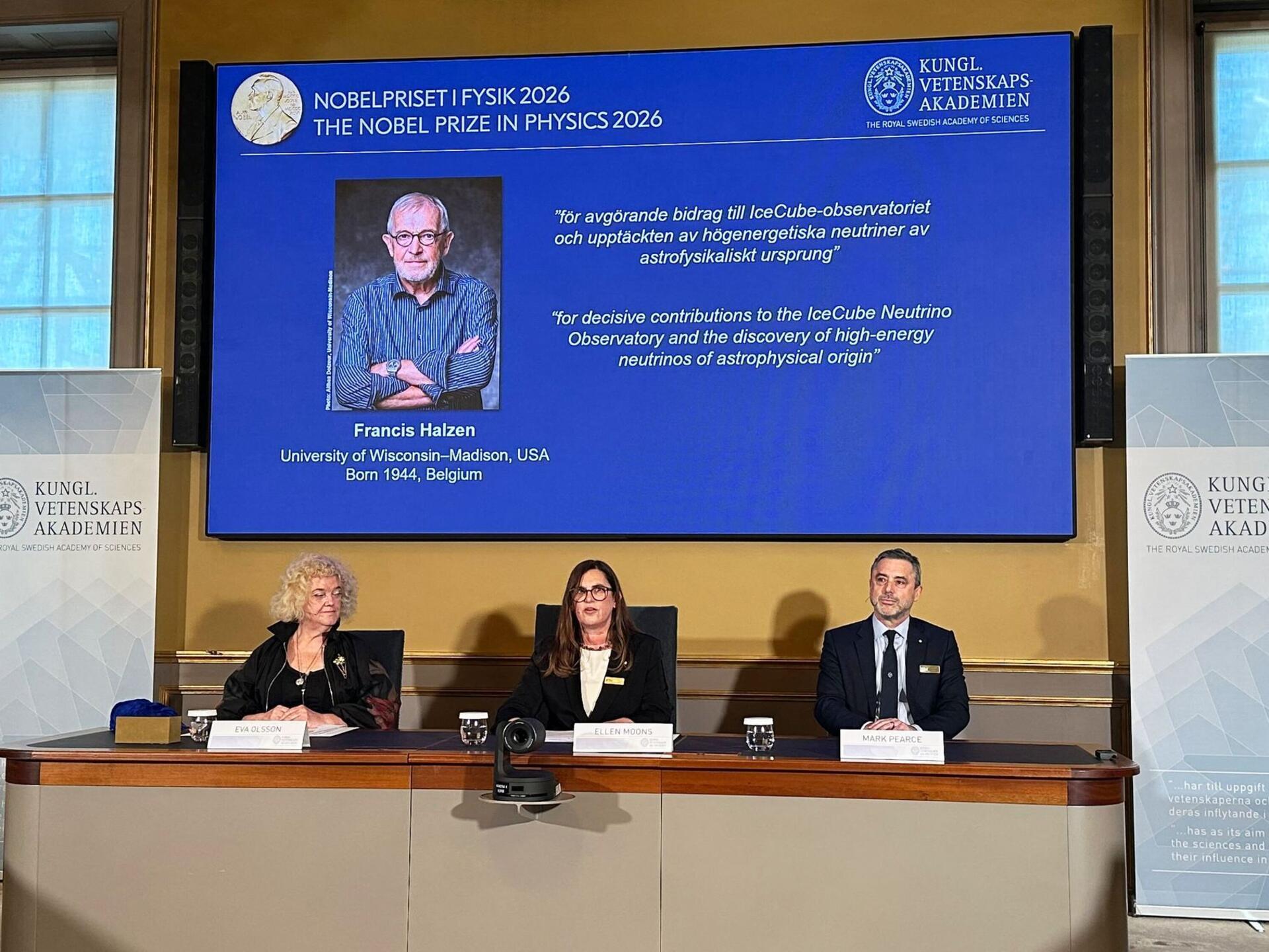 Nobelpreis für Physik geht an belgisch-amerikanischen Forscher