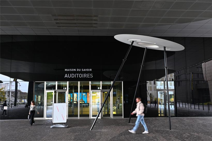 In der „Maison du savoir“ befinden sich nicht nur Hörsäle, sondern auch die Verw...