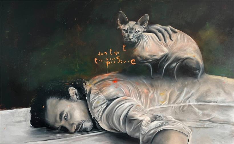 „In der Malerei ist es aber manchmal so, dass Leute ein Bild düster empfinden, während andere es gar nicht so sehen, ganz im Gegenteil, sie verspüren eher eine Aufbruchstimmung. Pingo, ergo sum!“, erklärt Parov Stelar.
