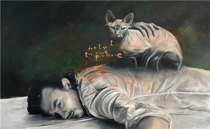 „In der Malerei ist es aber manchmal so, dass Leute ein Bild düster empfinden, während andere es gar nicht so sehen, ganz im Gegenteil, sie verspüren eher eine Aufbruchstimmung. Pingo, ergo sum!“, erklärt Parov Stelar.
