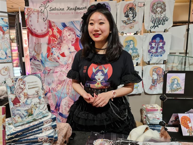 In der Manga-Welt fühlt sich Sabrina Kaufmann wie zu Hause