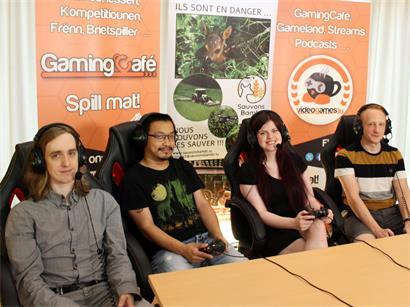 In der Zentrale wird fleißig gespielt und gestreamt