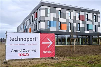 In diesem Gebäude sollen Ideen zur Mobilität der Zukunft in die Realität umgesetzt werden
