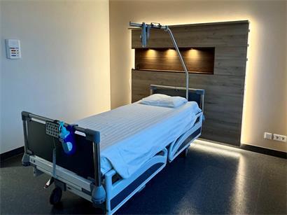 In diesem Zimmer im CHdN in Ettelbrück finden der Patient und seine Angehörigen Ruhe und Privatsphäre