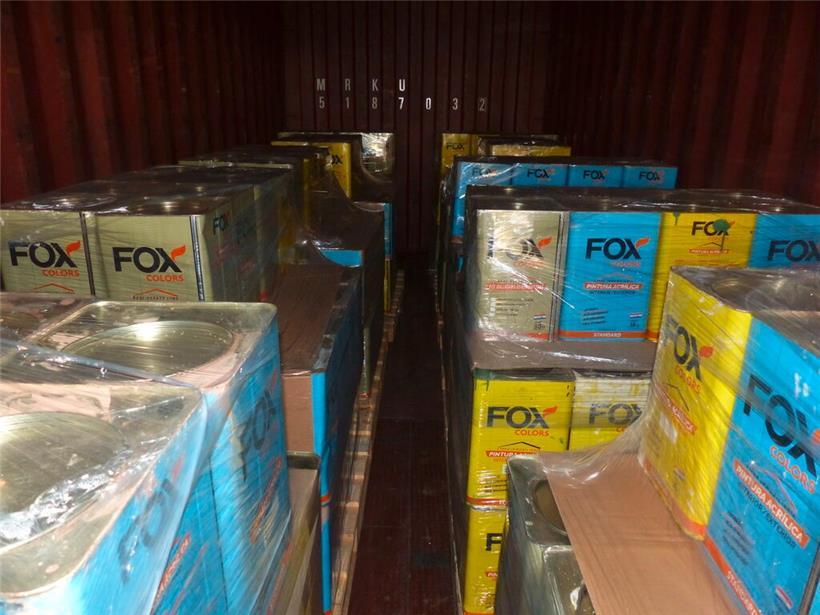 In fünf Containern aus Paraguay hat der Hamburger Zoll mehr als 16 Tonnen Kokain sichergestellt
