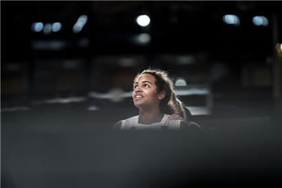 In ihrer ersten Saison in den USA kam Ehis Etute schon in den Genuss der prestigeträchtigen March Madness
