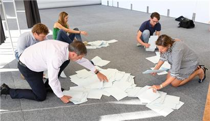 In knapp neun Monaten werden die Stimmzettel ausgezählt
