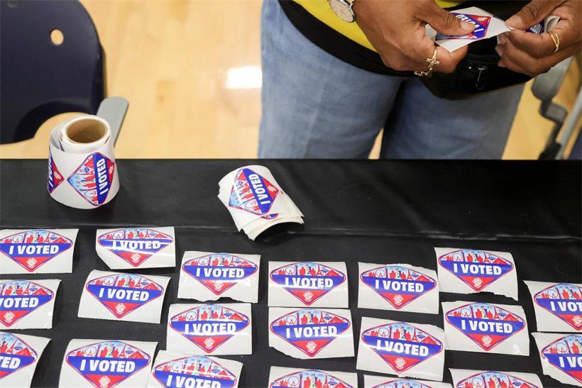 In manchen US‑Bundesstaaten wie hier in Nevada haben die Frühwahlen zum Kongress bereits begonnen