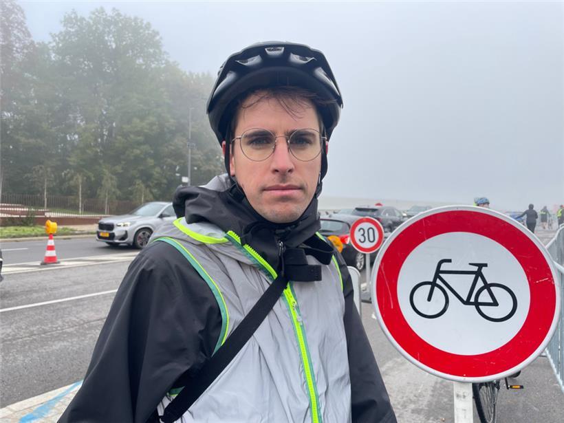 „Inakzeptabel und lamentabel“ nennt Radfahrer Eric Schanck die Situation auf der...
