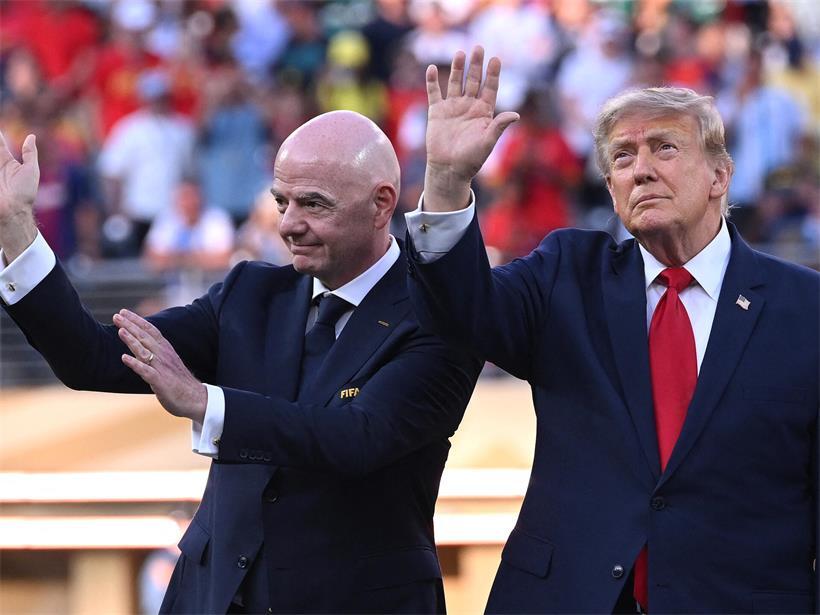 Infantino und Trump: ein Duo, das aufeinander zählt