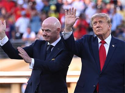 Infantino und Trump: ein Duo, das aufeinander zählt