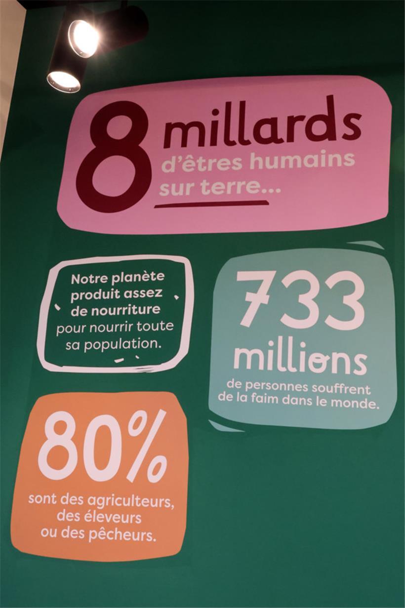 Informationen wie diese finden sich gleich am Eingang